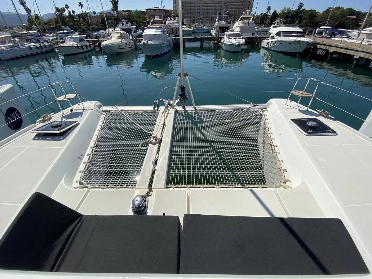 12.8m Furnari 6 Cabin Catamaran Hire