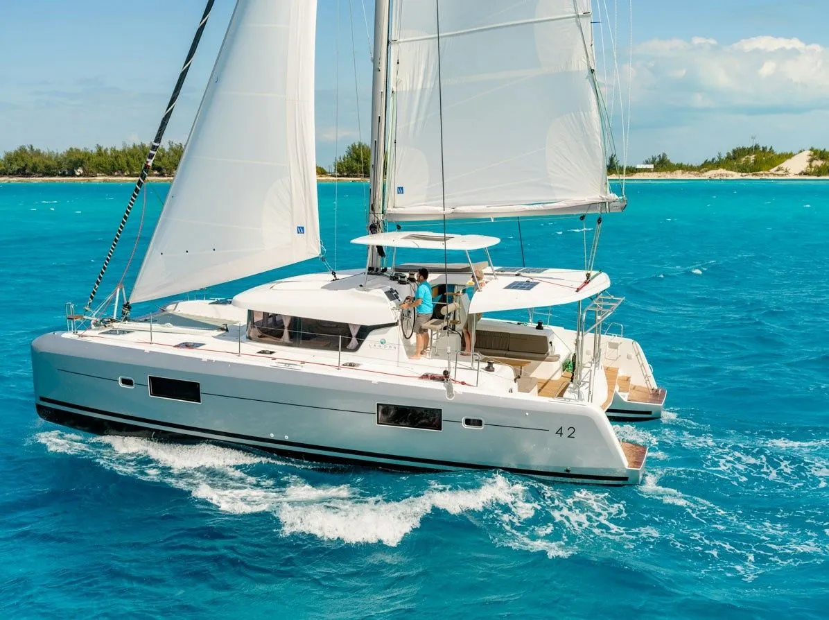 12.8m Bonifacio 4 Cabin Catamaran Hire