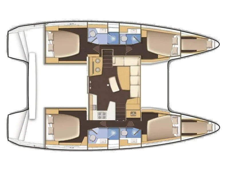 12.8m Capo d'Orlando Catamaran Lagoon 42 Hire
