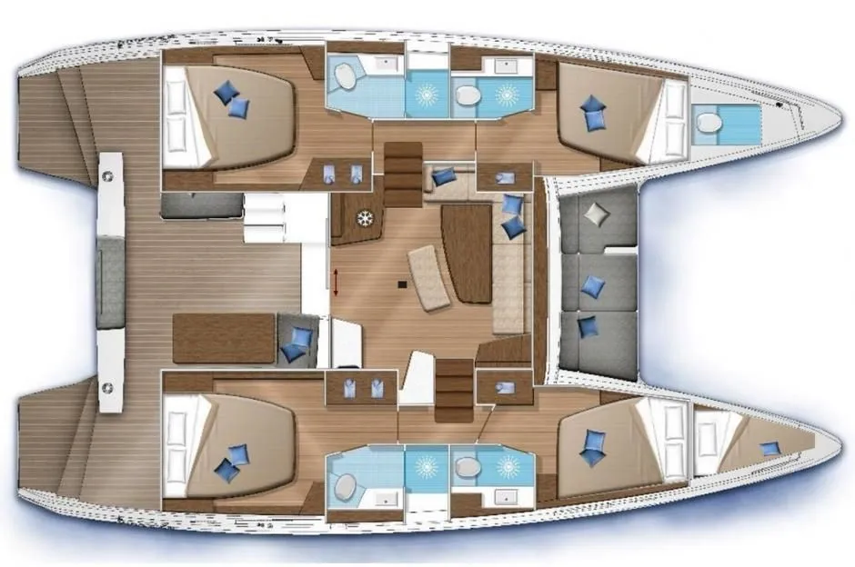Rent a 12.8m Lagoon 42 Catamaran in Tropea