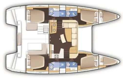 Explore Capo d'Orlando on a 12.8m Lagoon 42 Catamaran Rental
