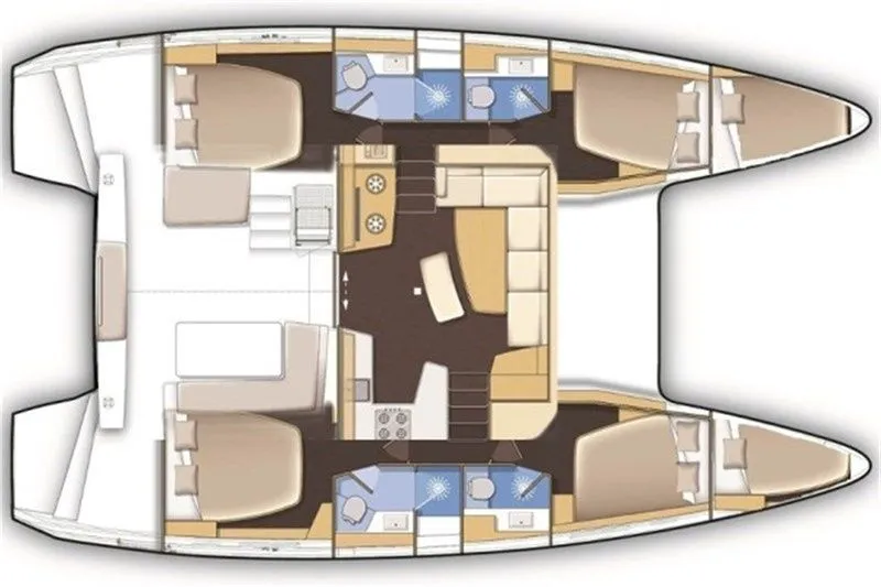Charter a 12.8m Catamaran Lagoon 42 in Rhodes Town