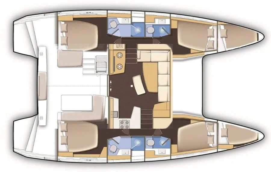 Explore Vodice on a 12.8m Rental Catamaran