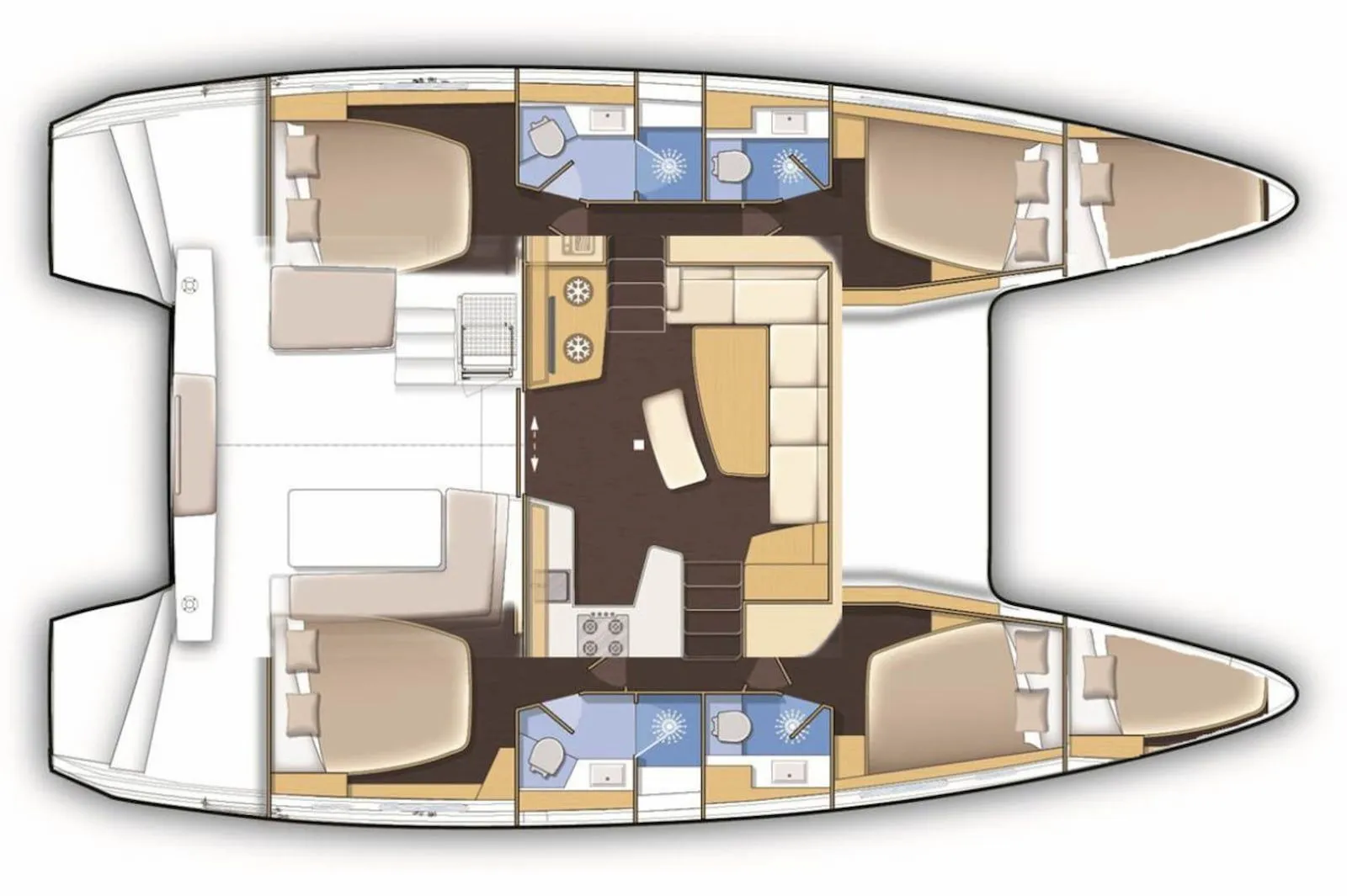 Rent a 12.8m Lagoon 42 in Lefkada