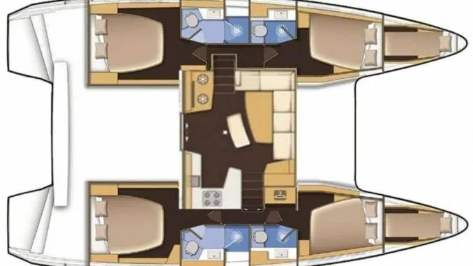 Charter a 12.8m Lagoon 42 Catamaran in Le Marin
