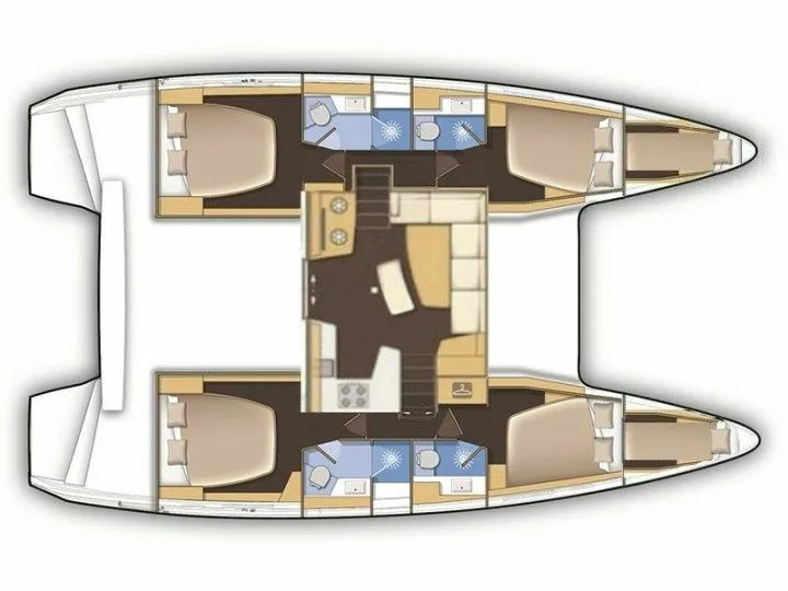 Charter a 12.94m Lagoon 42 in La Maddalena