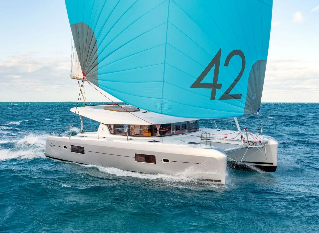 Explore Road Town on a 12.8m 6 Cabin Catamaran Rental