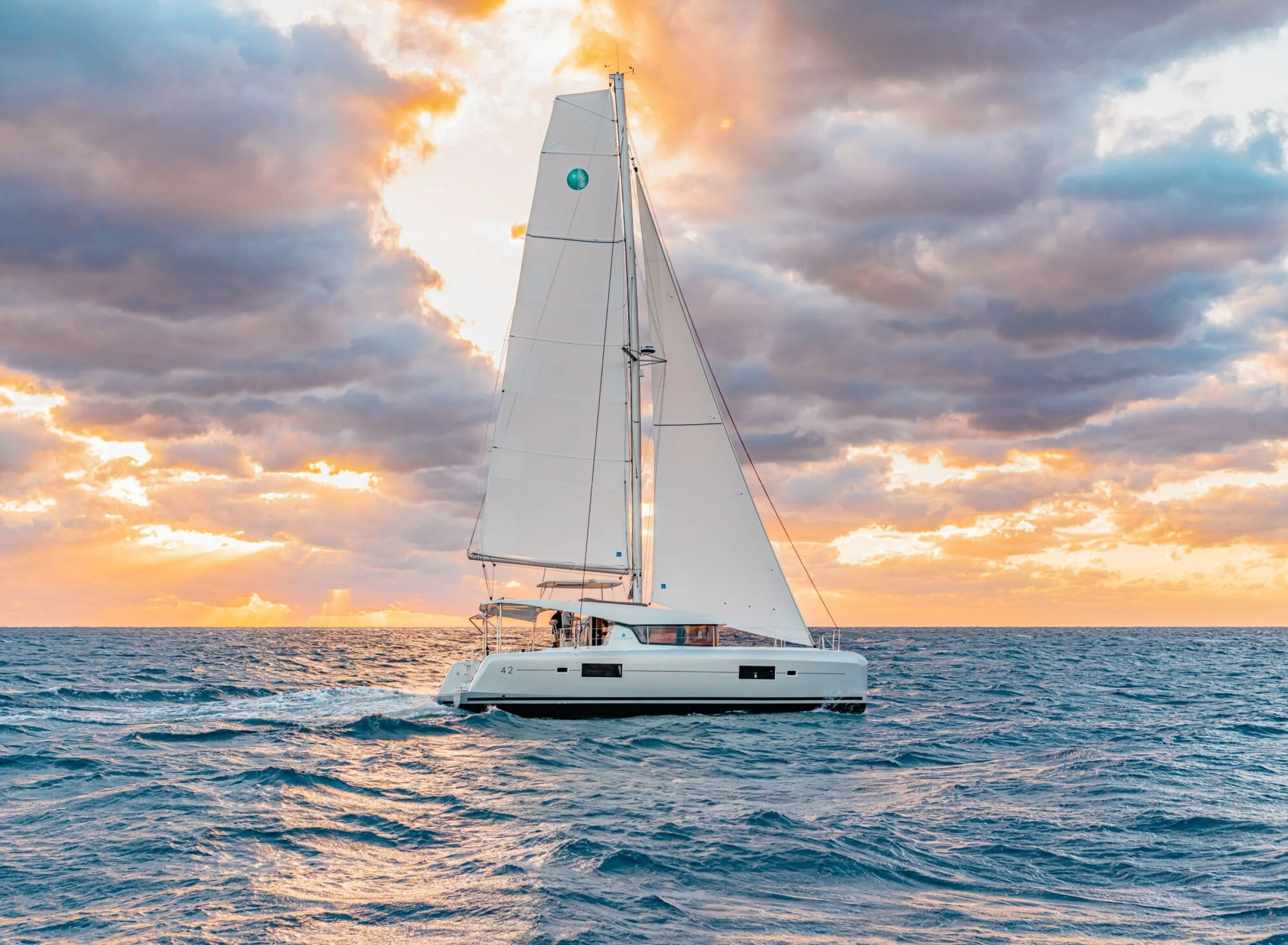 Explore Bormes-les-Mimosas on a 12.94m Lagoon 42 Catamaran Rental