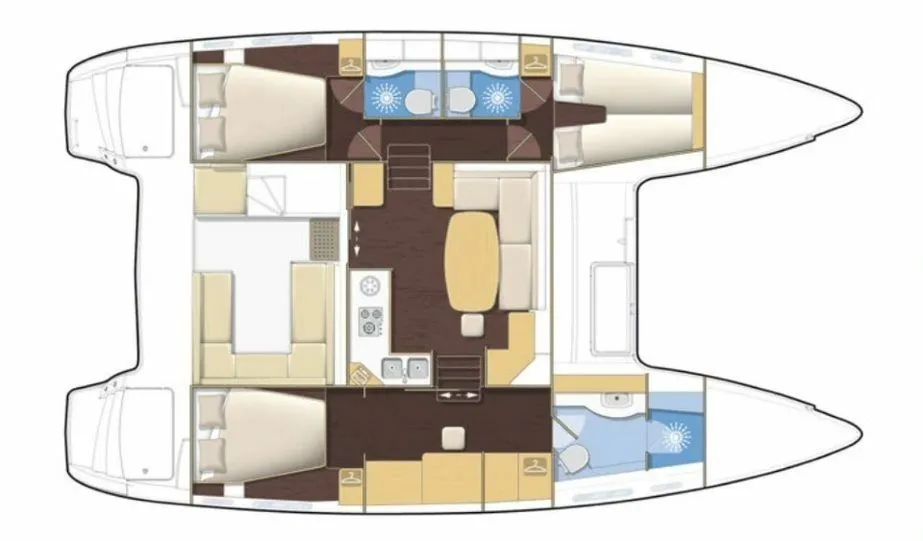 14m Lisbon Catamaran Lagoon 42 Hire