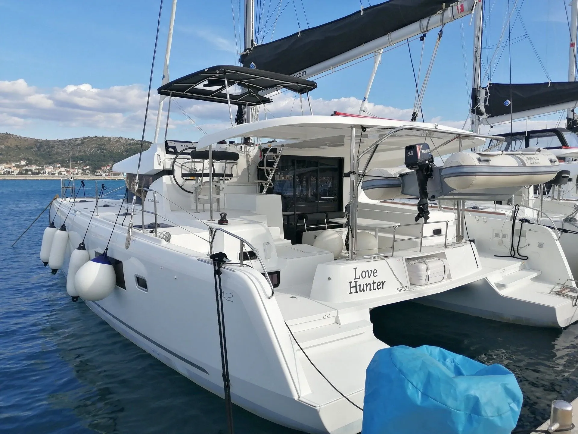 12.8m Kastela 6 Cabin Catamaran Hire