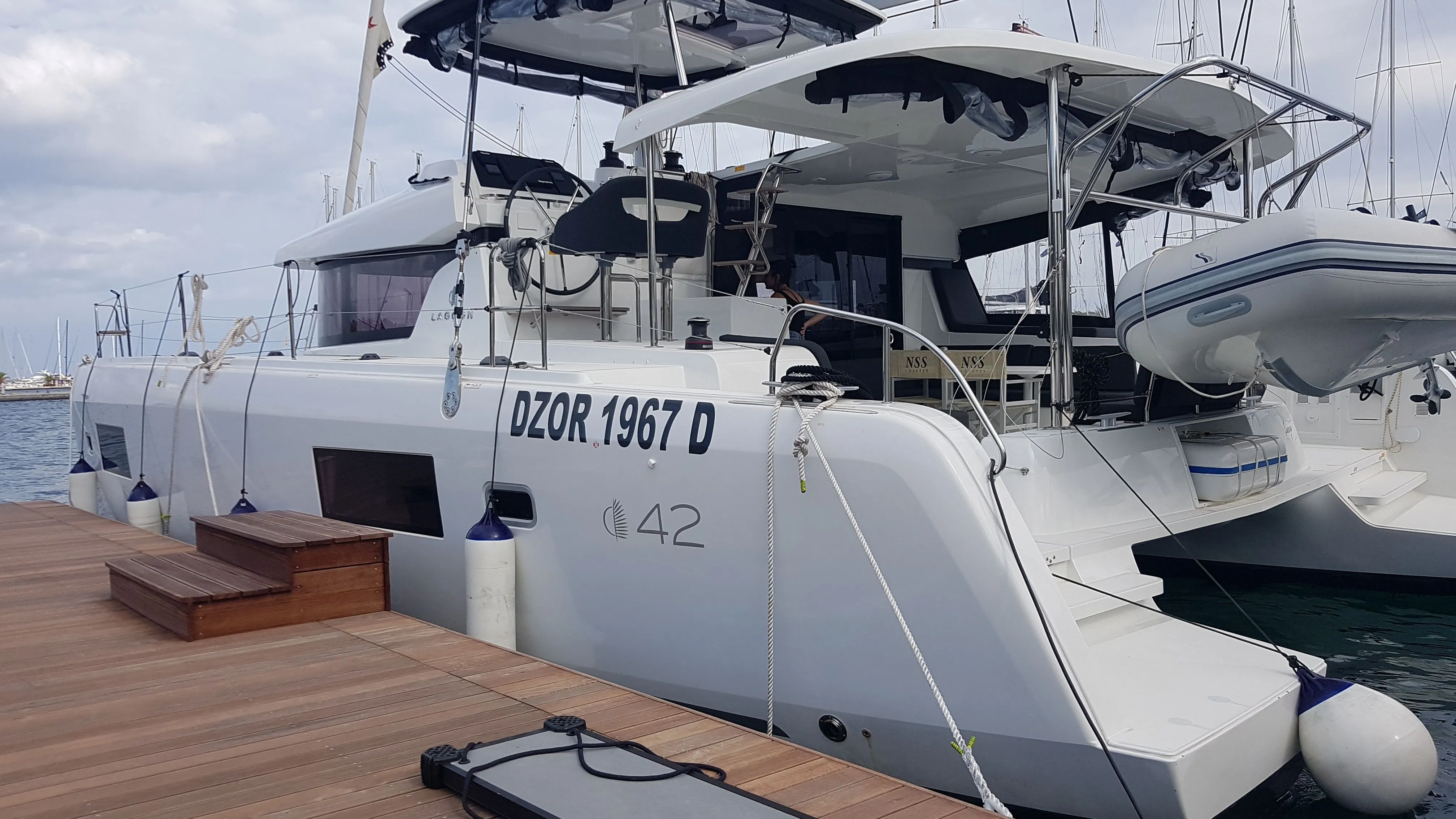 Charter a 12.8m Catamaran in Porto Rotondo