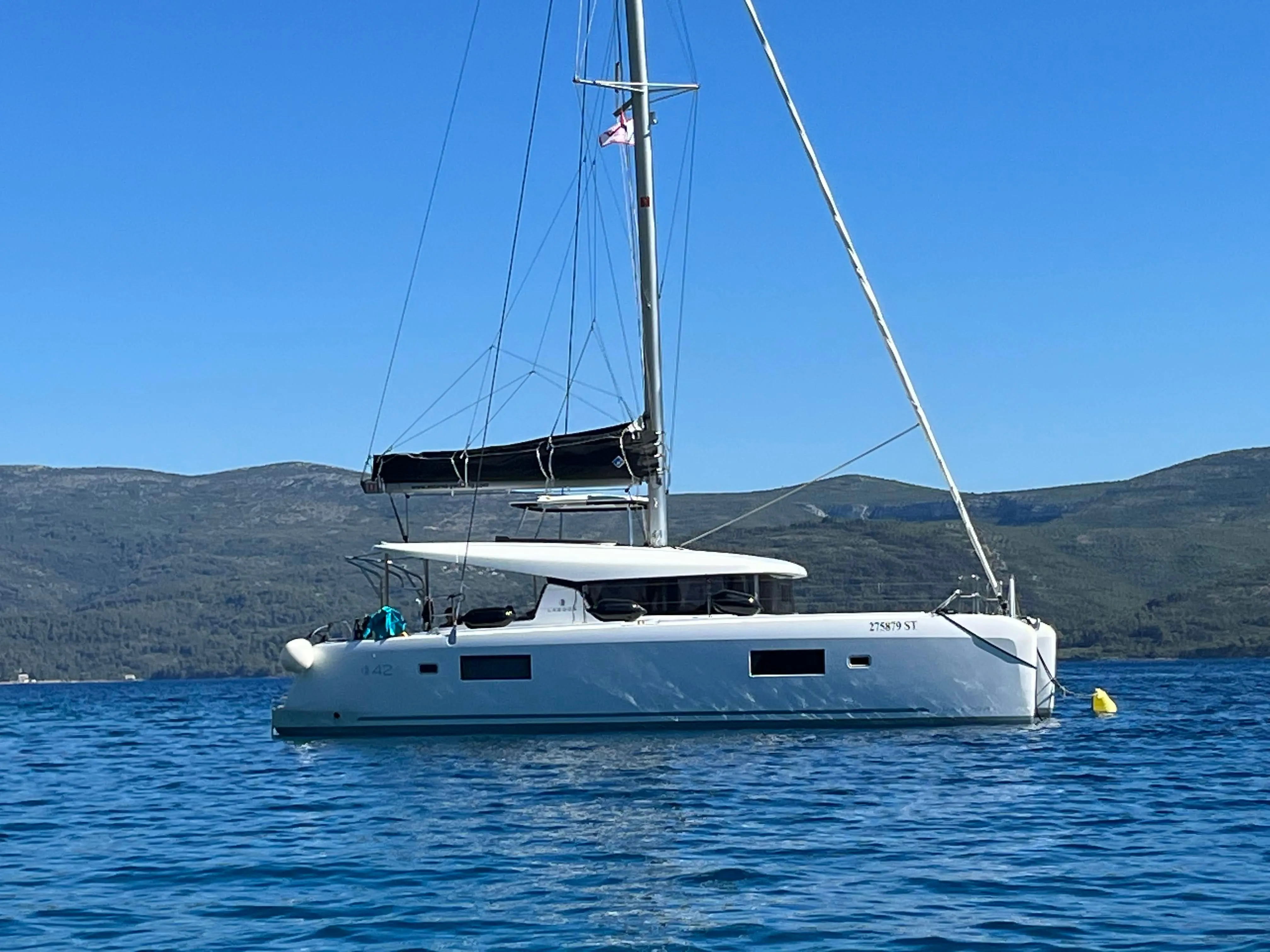 12.8m Split 6 Cabin Catamaran Hire
