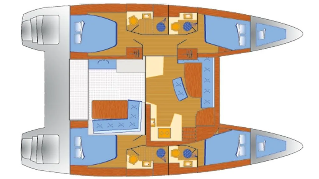 12.8m Punat Lagoon 42 Hire