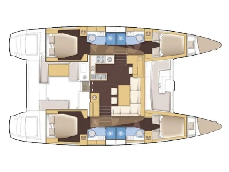 Charter a 12.8m Lagoon 42 Catamaran in Sukosan