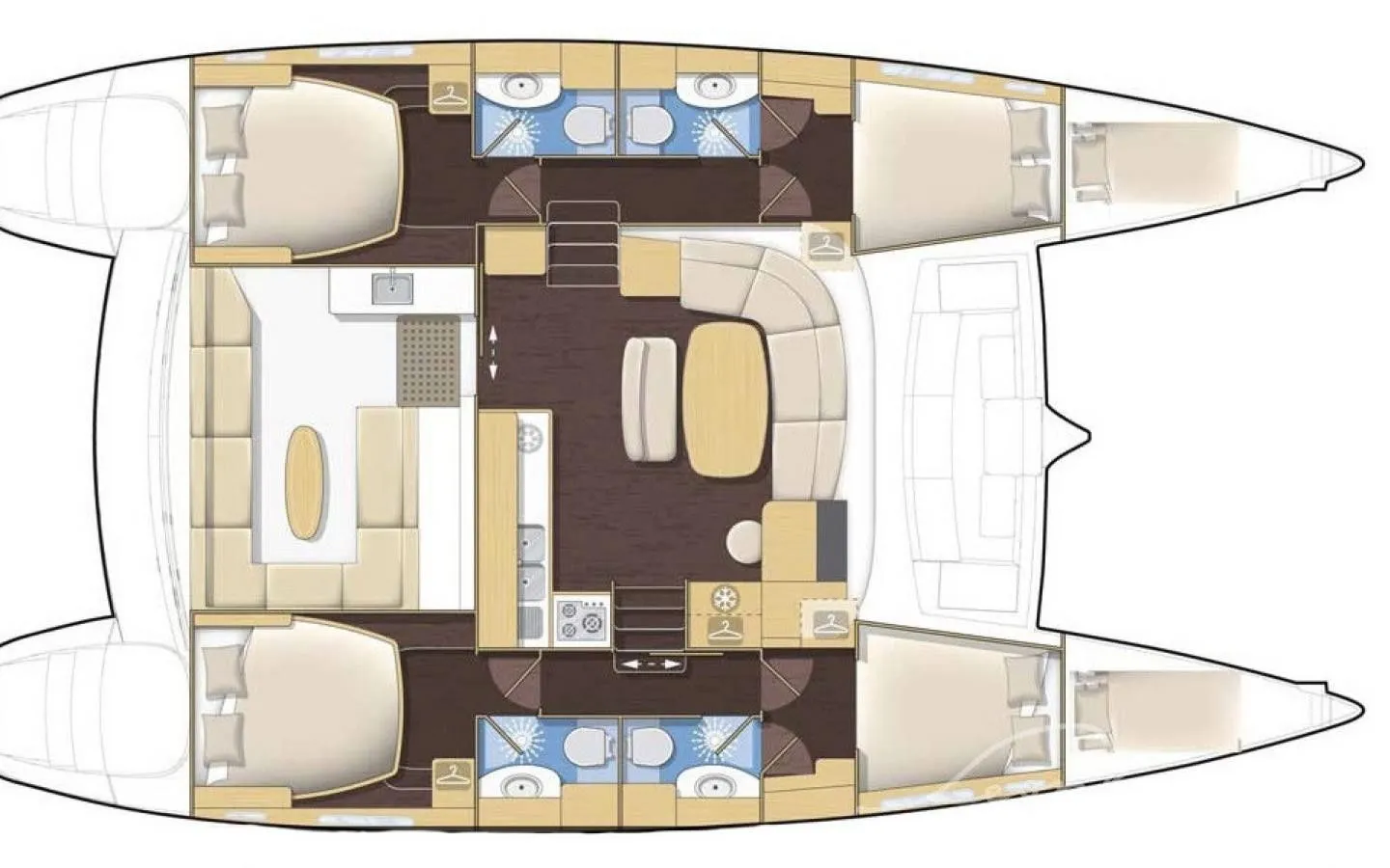 Rent a 12.8m Catamaran Lagoon 42 in Pula