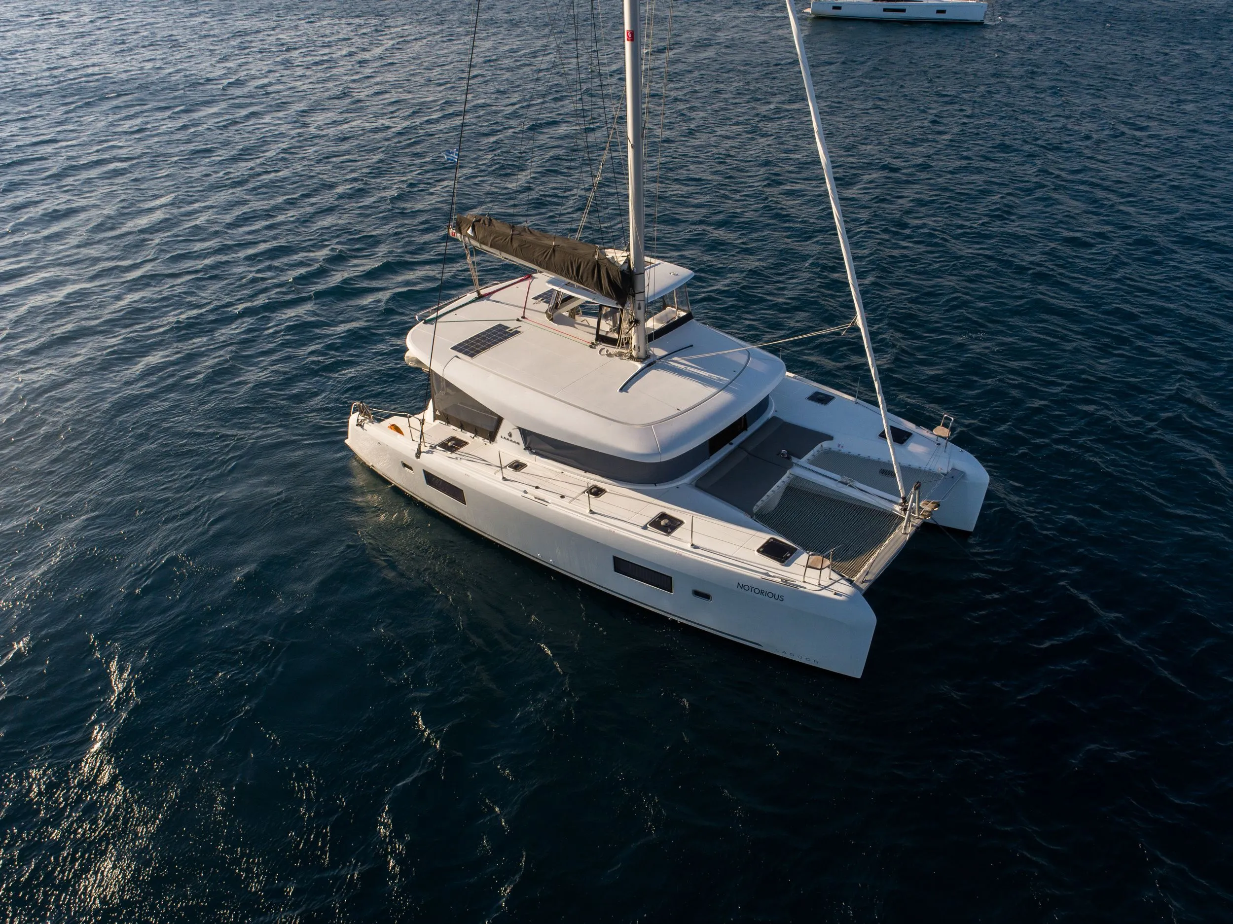 Rent a 12.8m 6 Cabin Catamaran in Athens