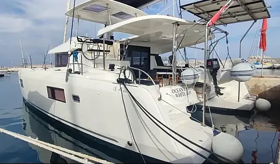 Explore Rhodes Town on a 12.94m Lagoon 42 Catamaran Rental