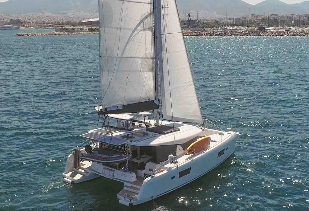 Charter a 12.8m 4 Cabin Catamaran in Parikia
