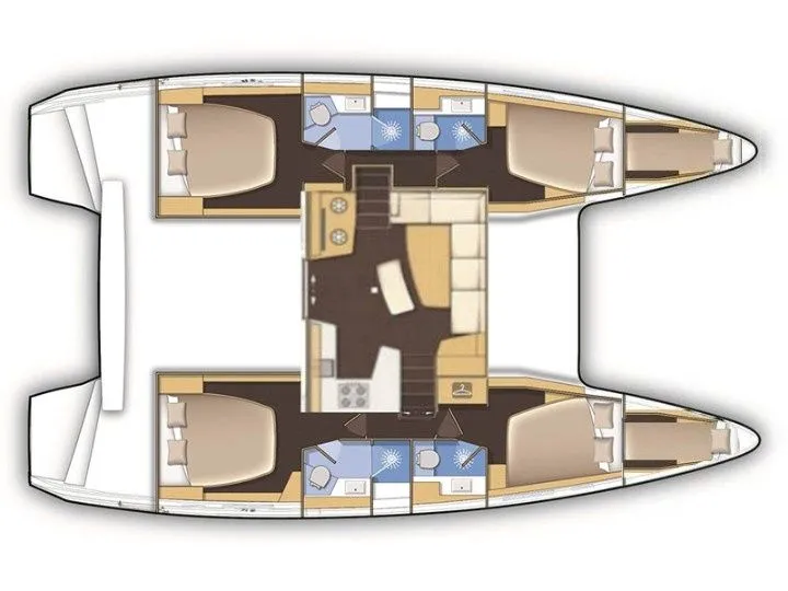 Explore Saint-Raphaël on a 12.8m Rental Lagoon 42