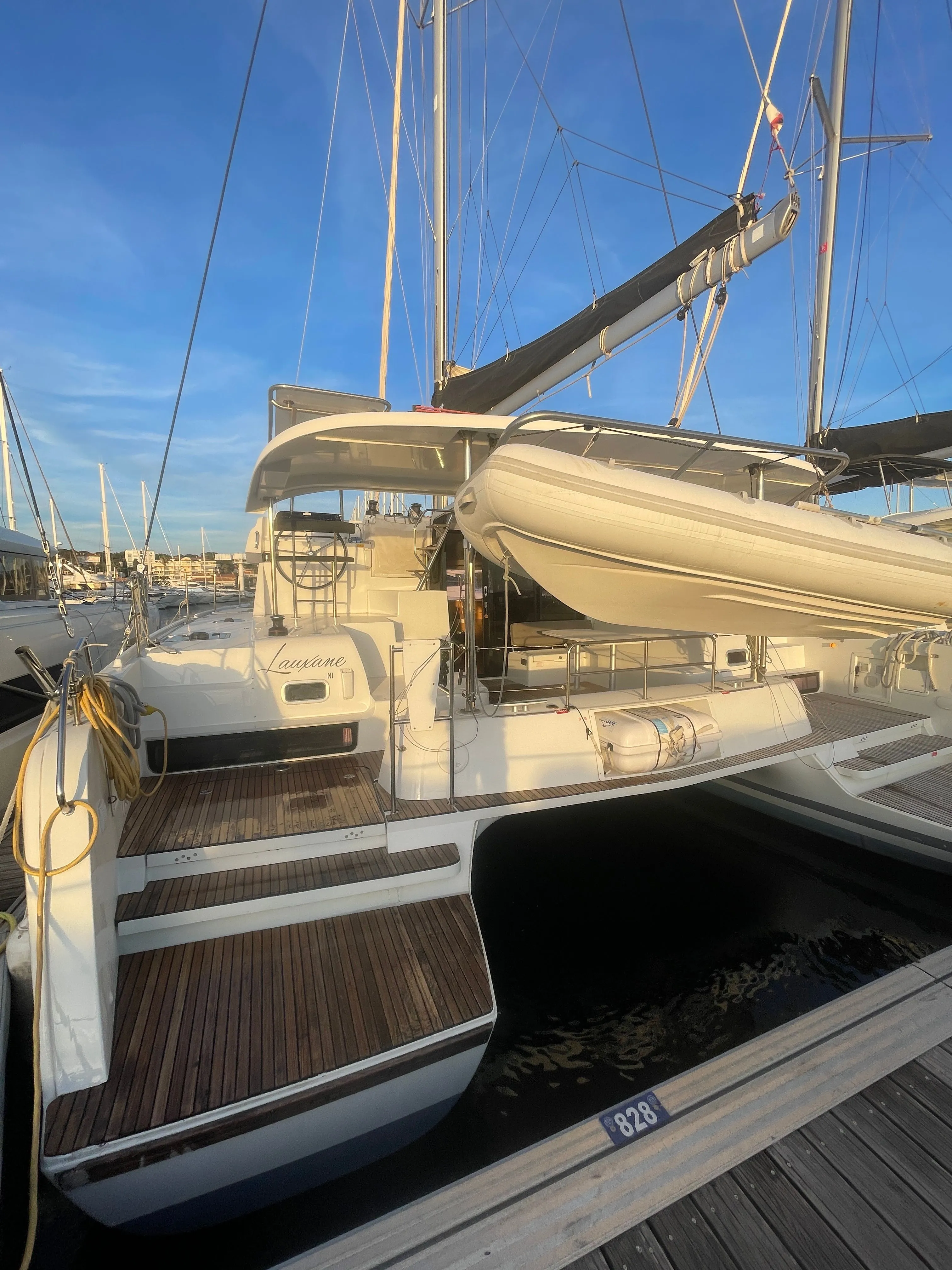 Explore Saint-Raphaël on a 12.8m 6 Cabin Catamaran Rental