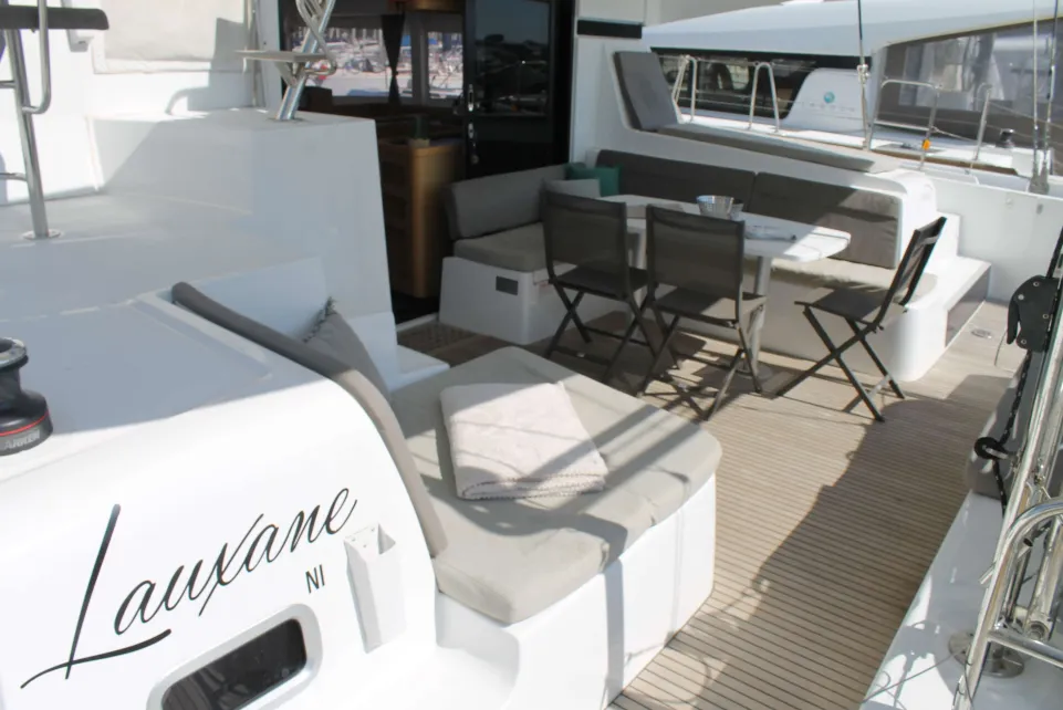 Explore Saint-Raphaël on a 12.8m 6 Cabin Catamaran Rental