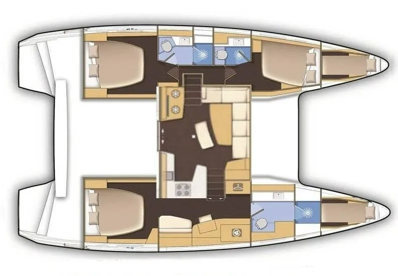 Charter a 12.8m Catamaran Lagoon 42 in Saint-Raphaël