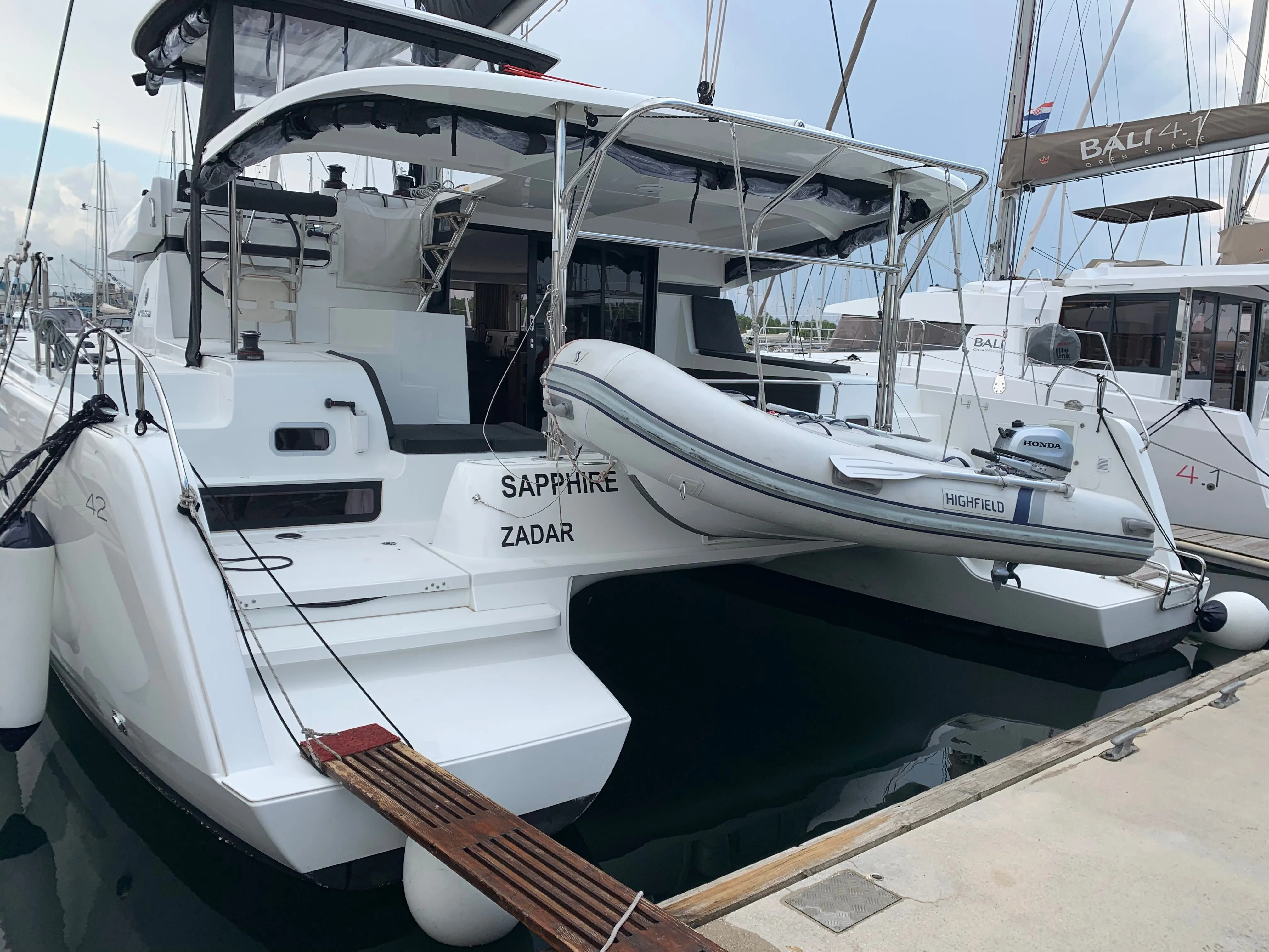 12.8m Šibenik Lagoon 42 Catamaran Hire