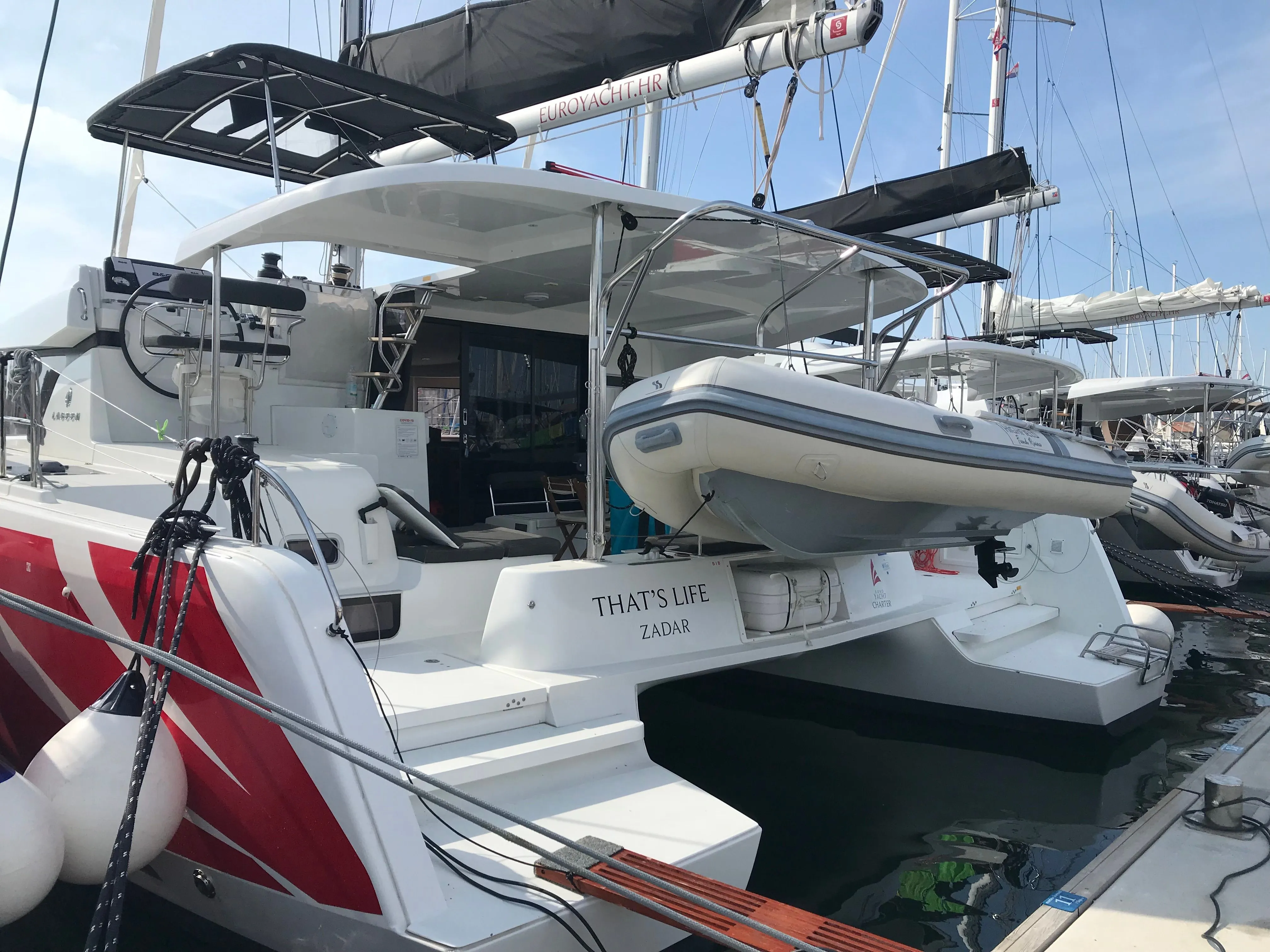 Rent a 12.8m Lagoon 42 Catamaran in Biograd na Moru