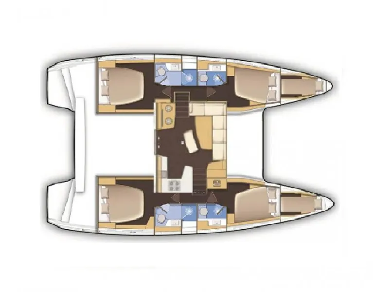 Rent a 12.8m Lagoon 42 Catamaran in Biograd na Moru