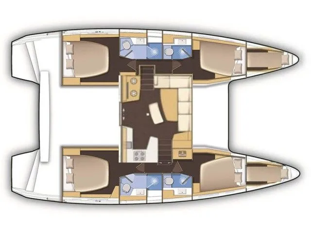 Rent a 12.8m Lagoon 42 in Trogir