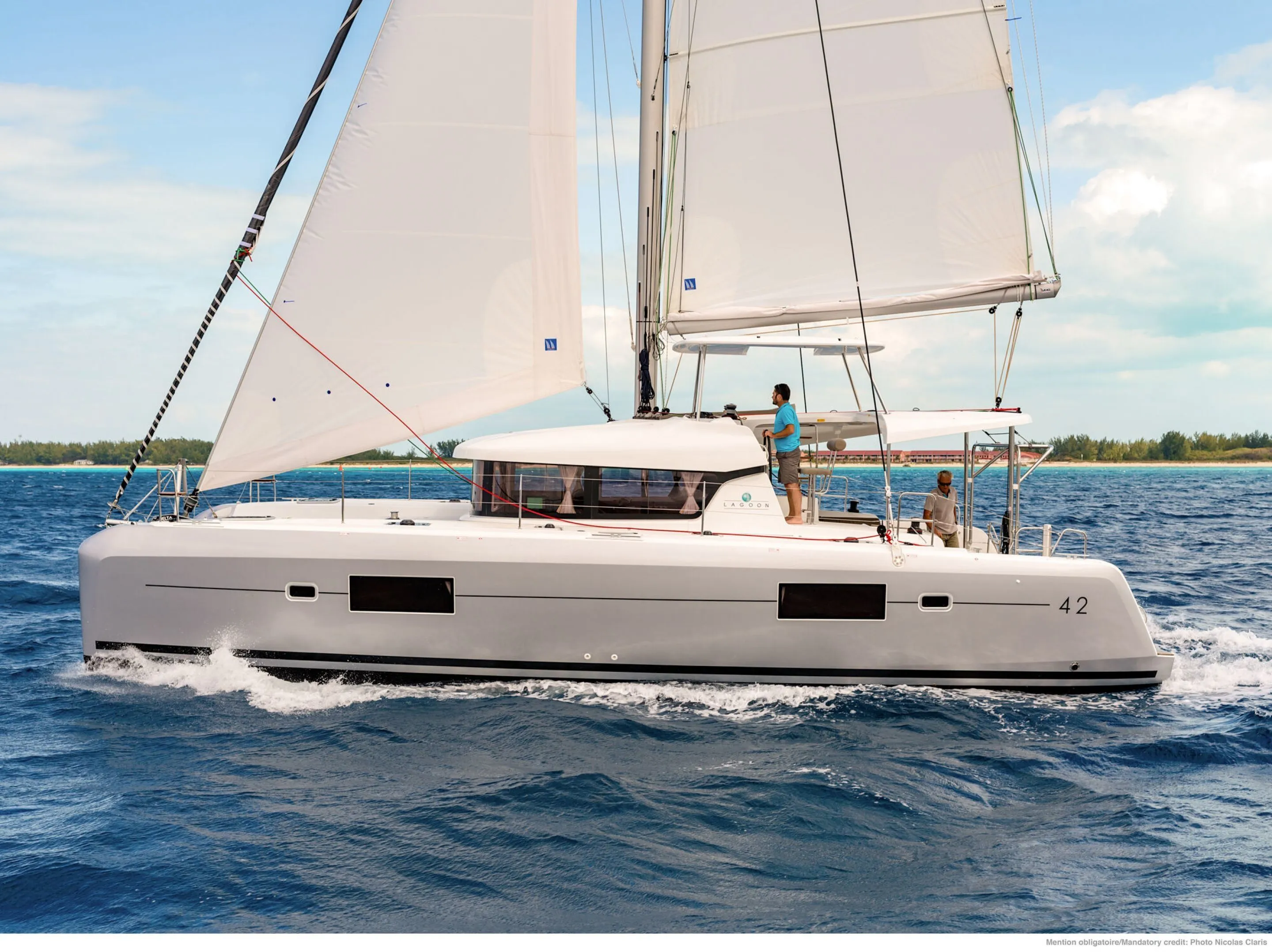 Explore Le Marin on a 12.8m Rental Lagoon 42