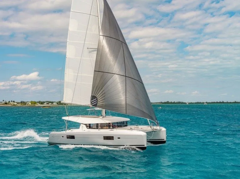 12.79m Volos Catamaran Lagoon 42 Hire
