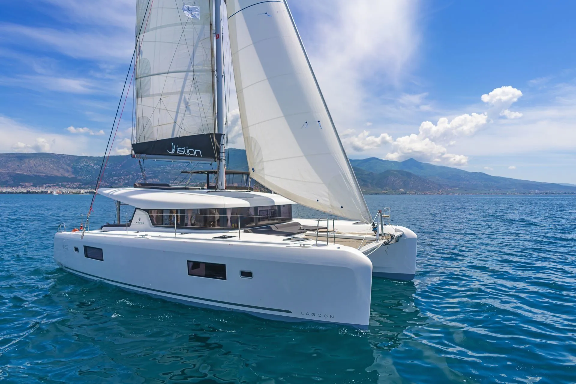 Rent a 12.8m Catamaran in Volos