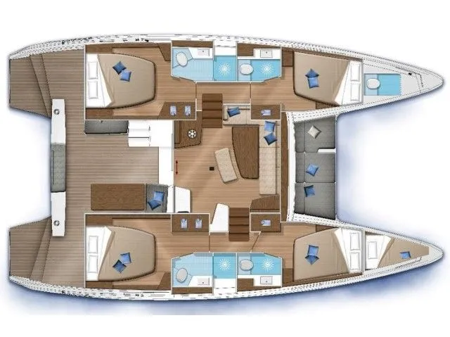 12.8m Finikas Catamaran Hire