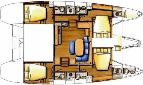 Charter a 12.61m Catamaran in Nikiti