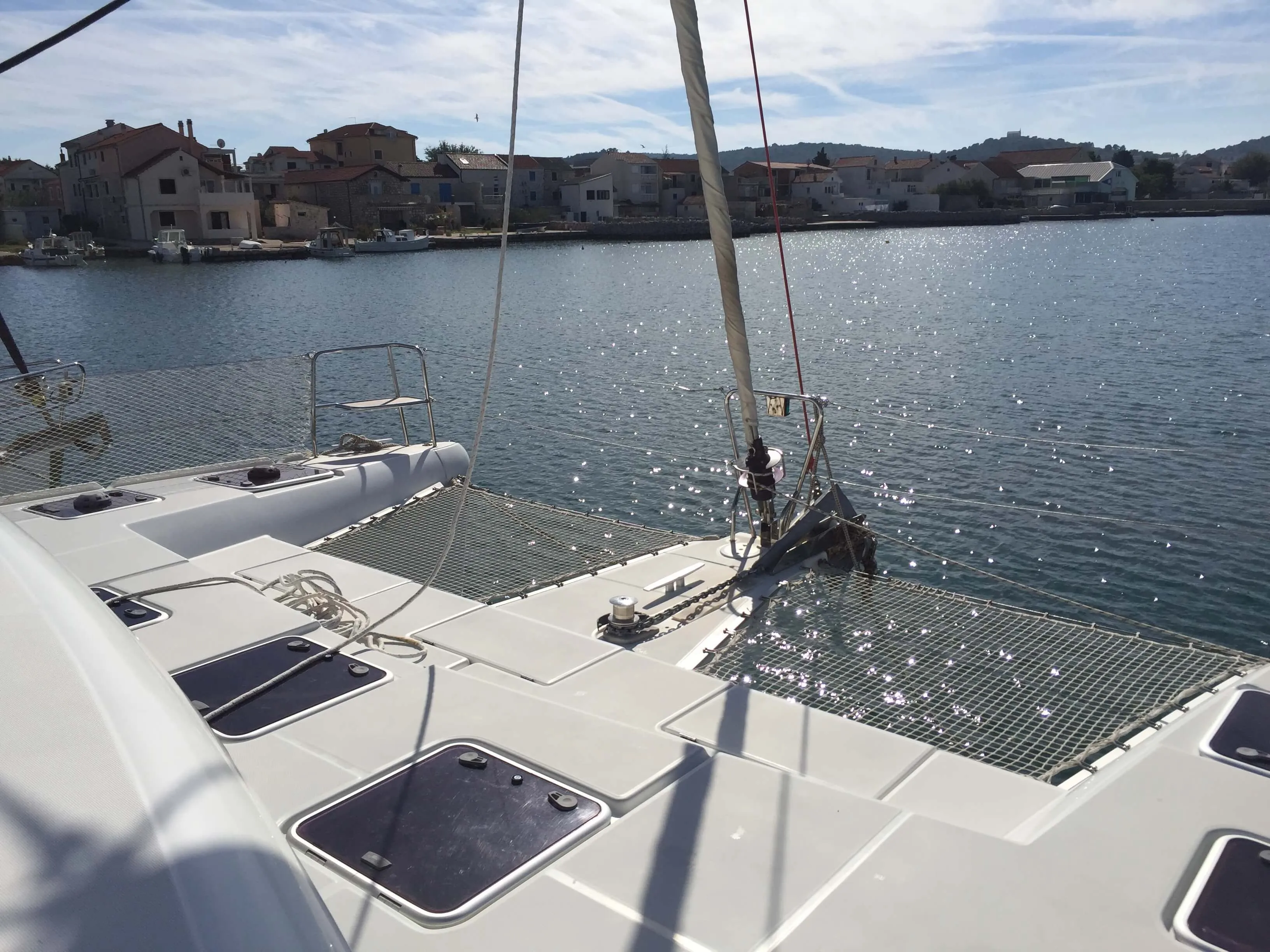Explore Betina on a 12.61m Rental Catamaran
