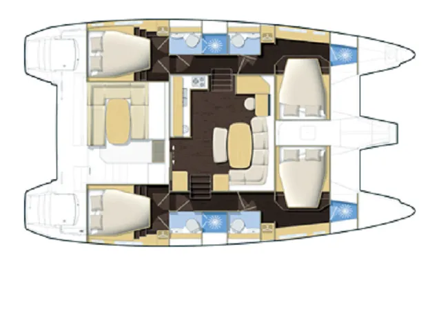 Explore Betina on a 12.61m Rental Catamaran