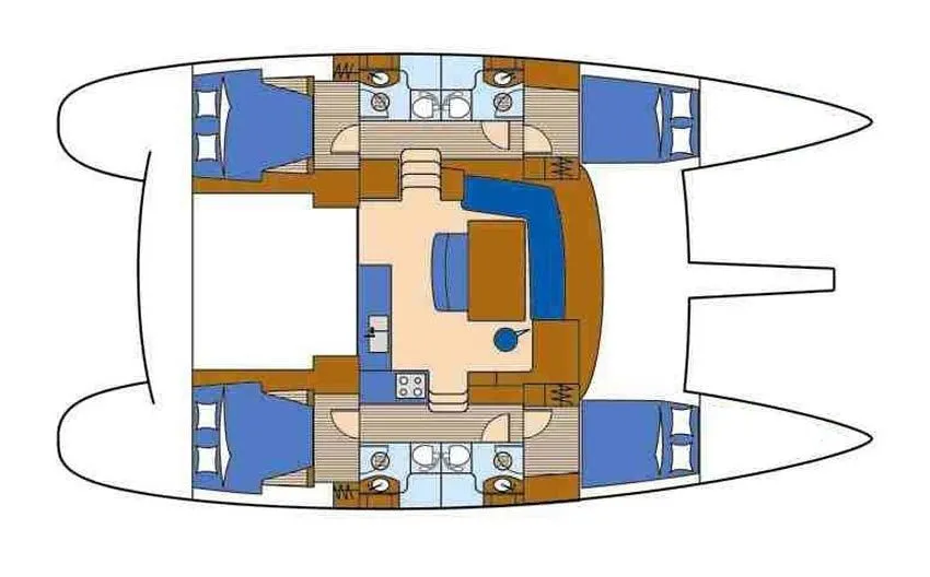 Charter a 13.41m Boat in Vlychada