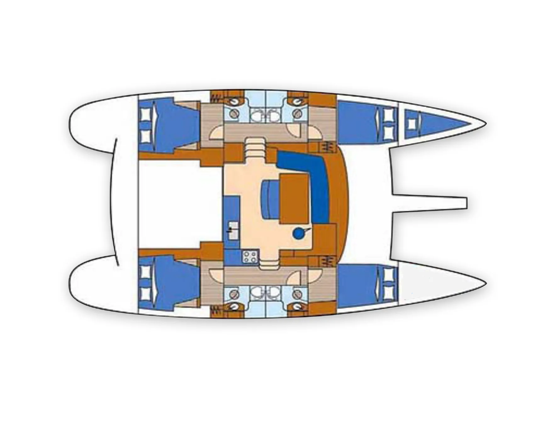 13.61m Trogir Catamaran Lagoon 440 Hire