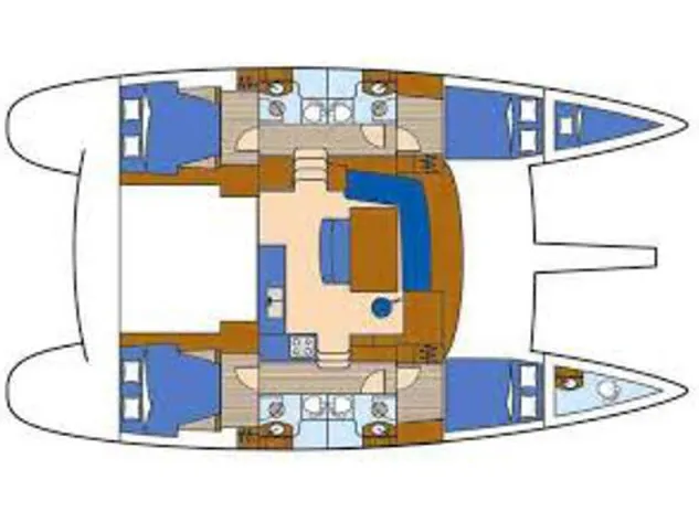 Rent a 13.61m Lagoon 440 in Slano