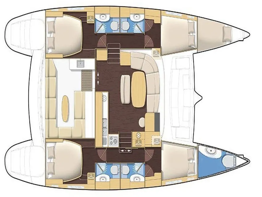 13.61m Punat Catamaran Hire