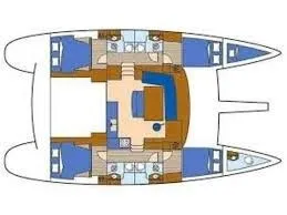 13.6m Elefsina Catamaran Lagoon 440 Hire