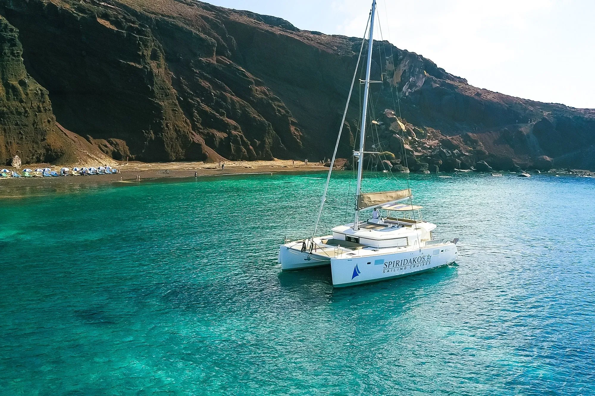 Rent a 13.96m 4 Cabin Catamaran in Vlychada