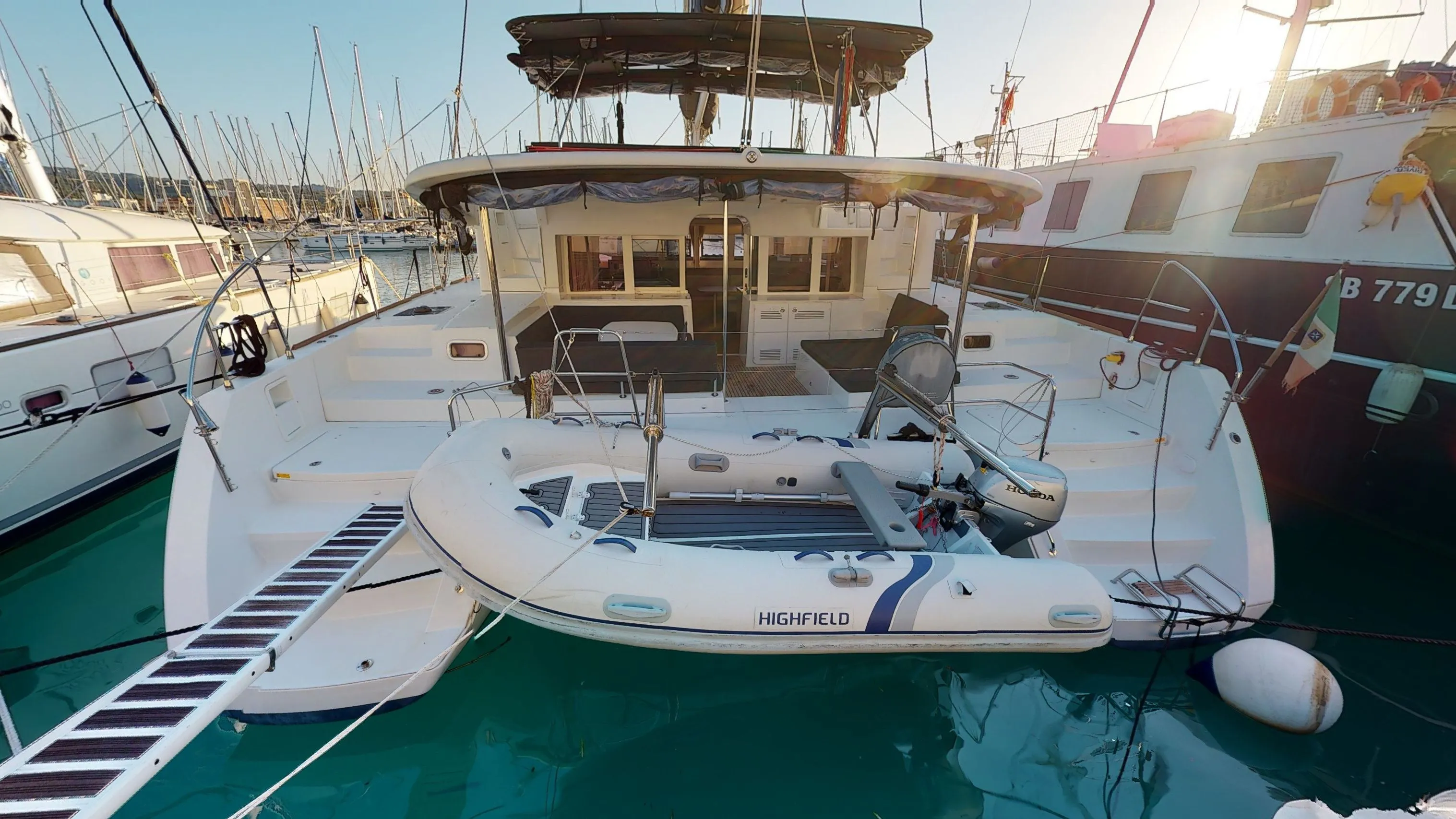 Charter a 14m Catamaran in Olbia