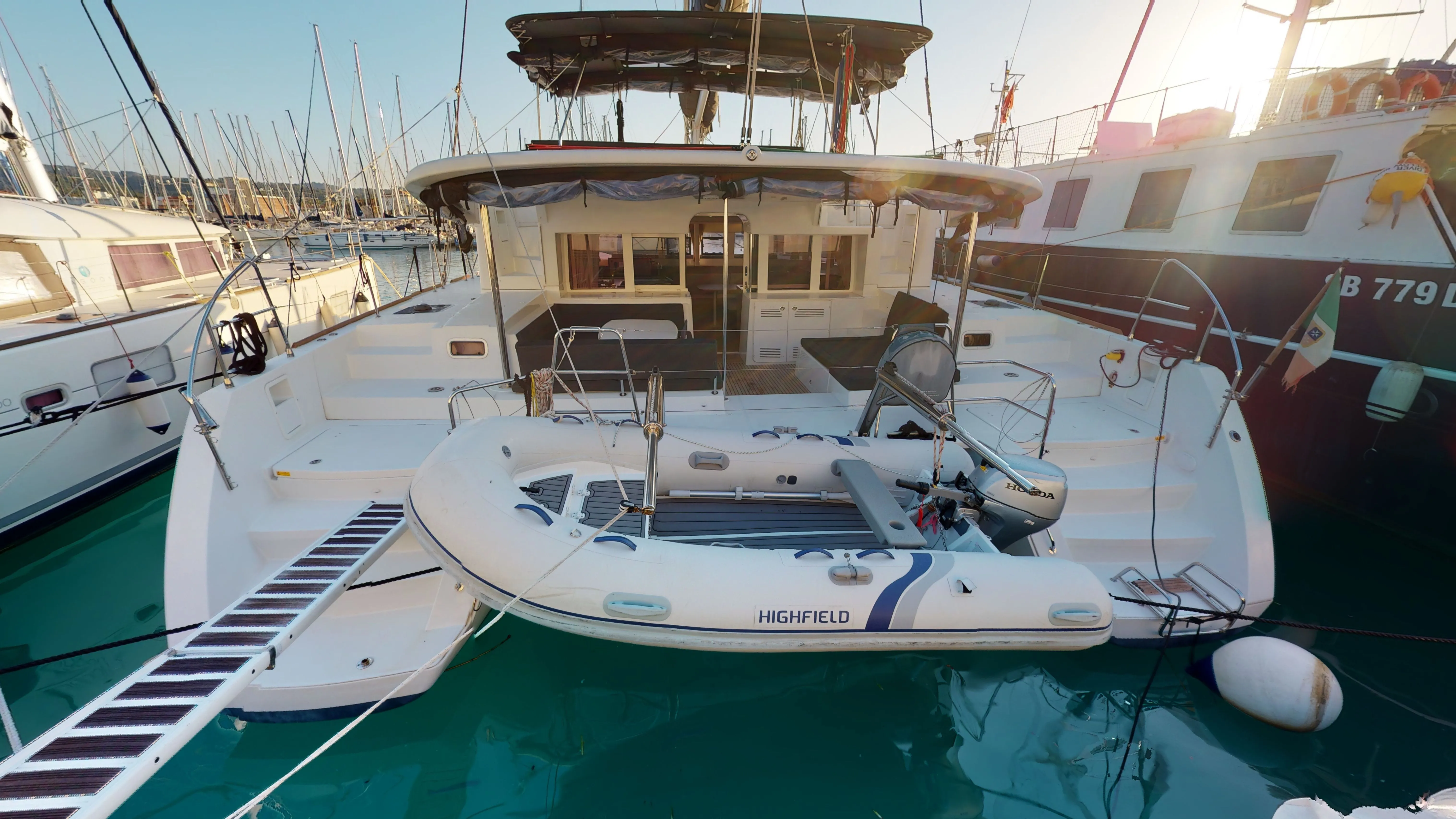 Charter a 14m Catamaran in Olbia