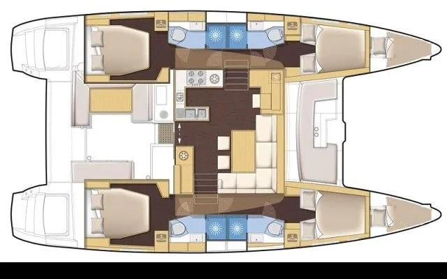 Explore Dubrovnik on a 13.96m Rental Catamaran