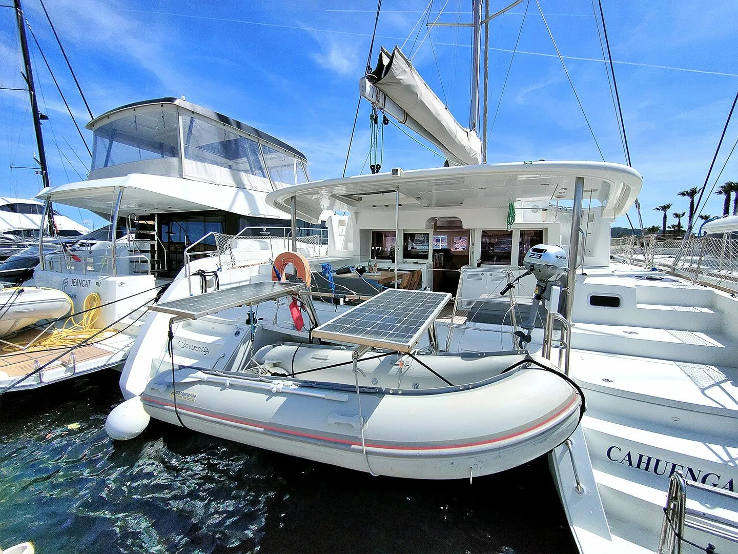 Explore Grimaud on a 14m 6 Cabin Catamaran Rental