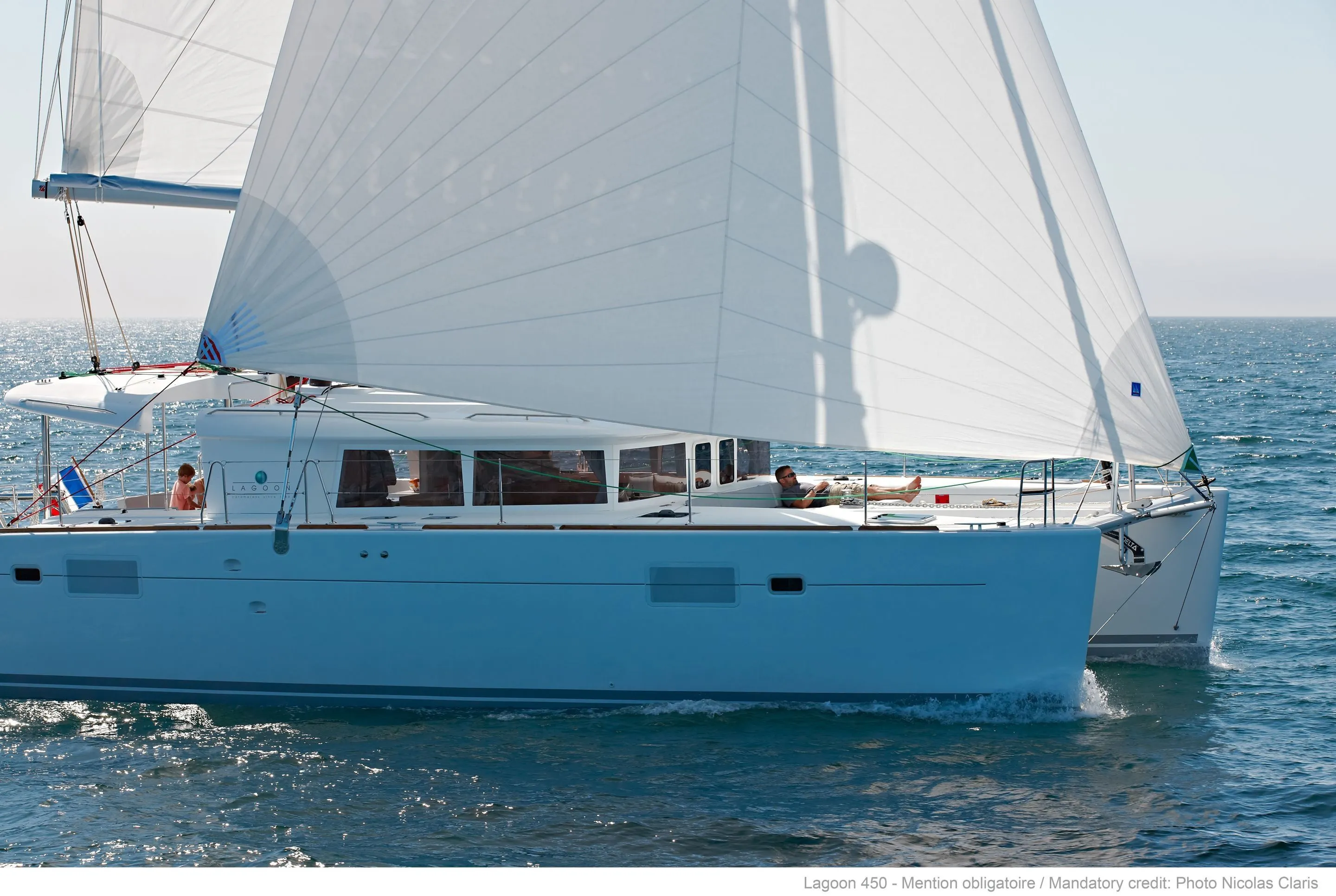 13.96m Agios Nikolaos Catamaran Lagoon 450 F Hire