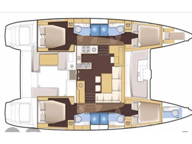 Rent a 13.97m Lagoon 450 F Catamaran in Sant Antoni de Portmany
