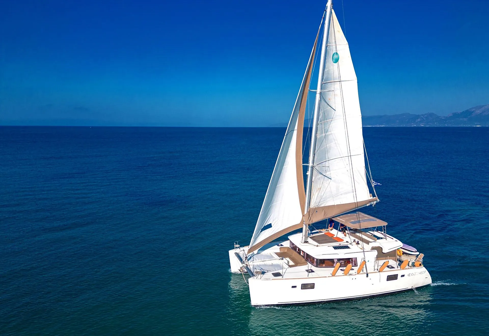 Rent a 13.96m 4 Cabin Catamaran in Heraklio Town